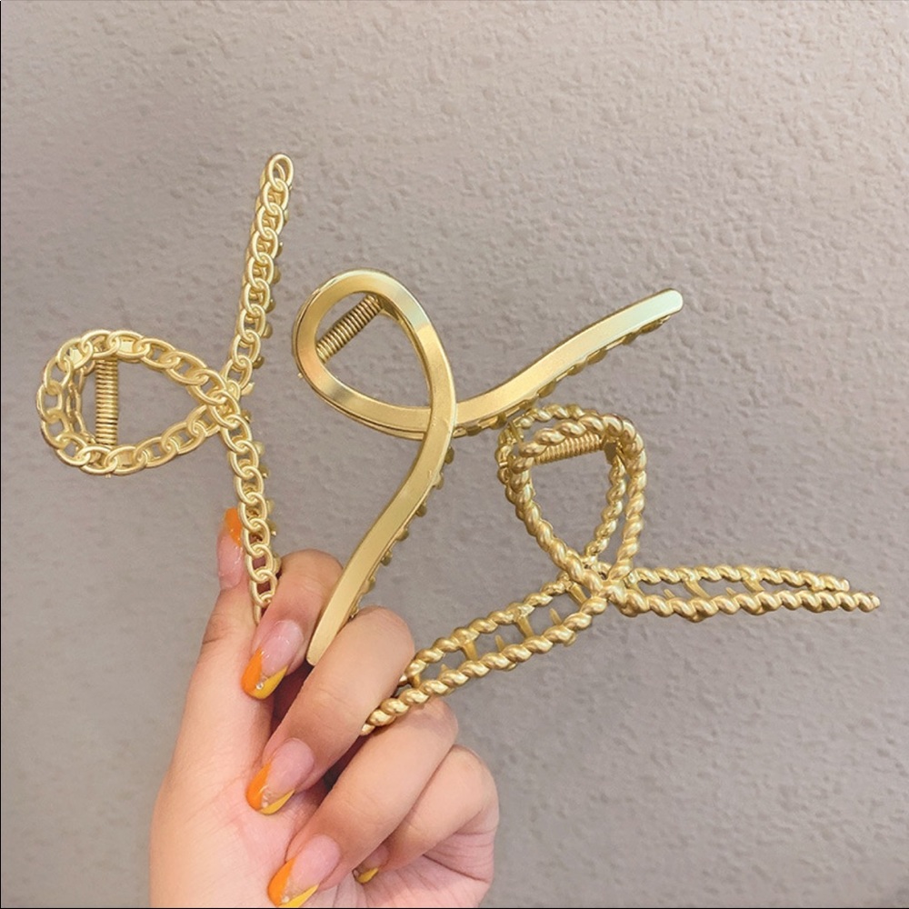 Gold Hair clip
